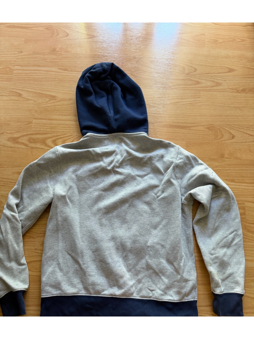 Boys Ralph Lauren Polo zip-up jacket USA casual cotton preppy logo navy grey - Picture 4 of 5
